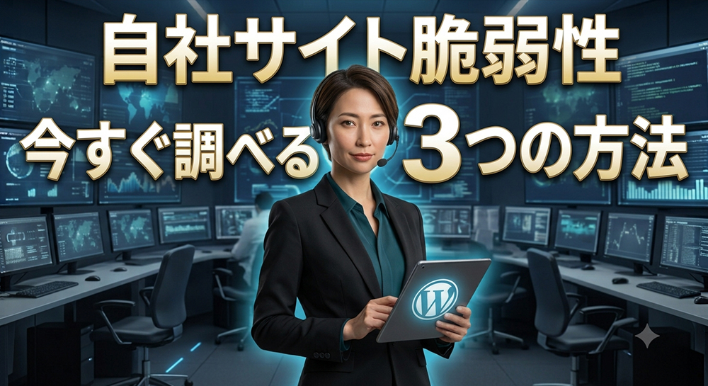 自社サイトの脆弱性を今すぐ調べる3つの診断方法